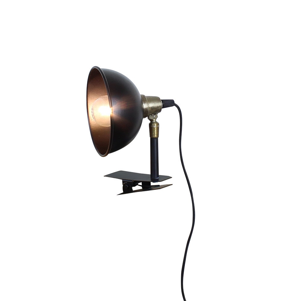 Lampa Pelle Klämma Svart