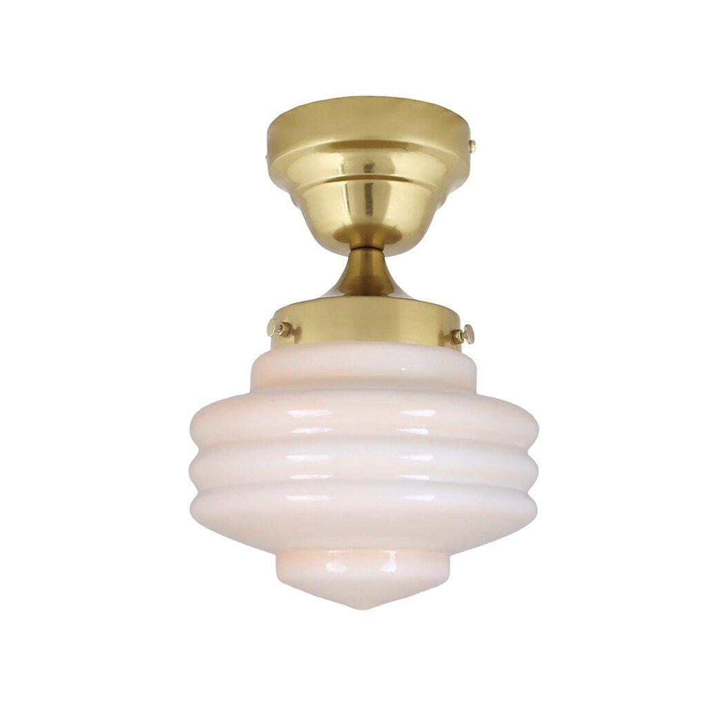 Taklampa Valter Mässing/Opal Beige