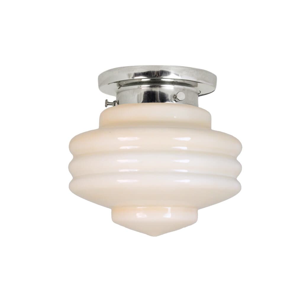 Badrumslampa Tak Valter Nickel/Opal Beige