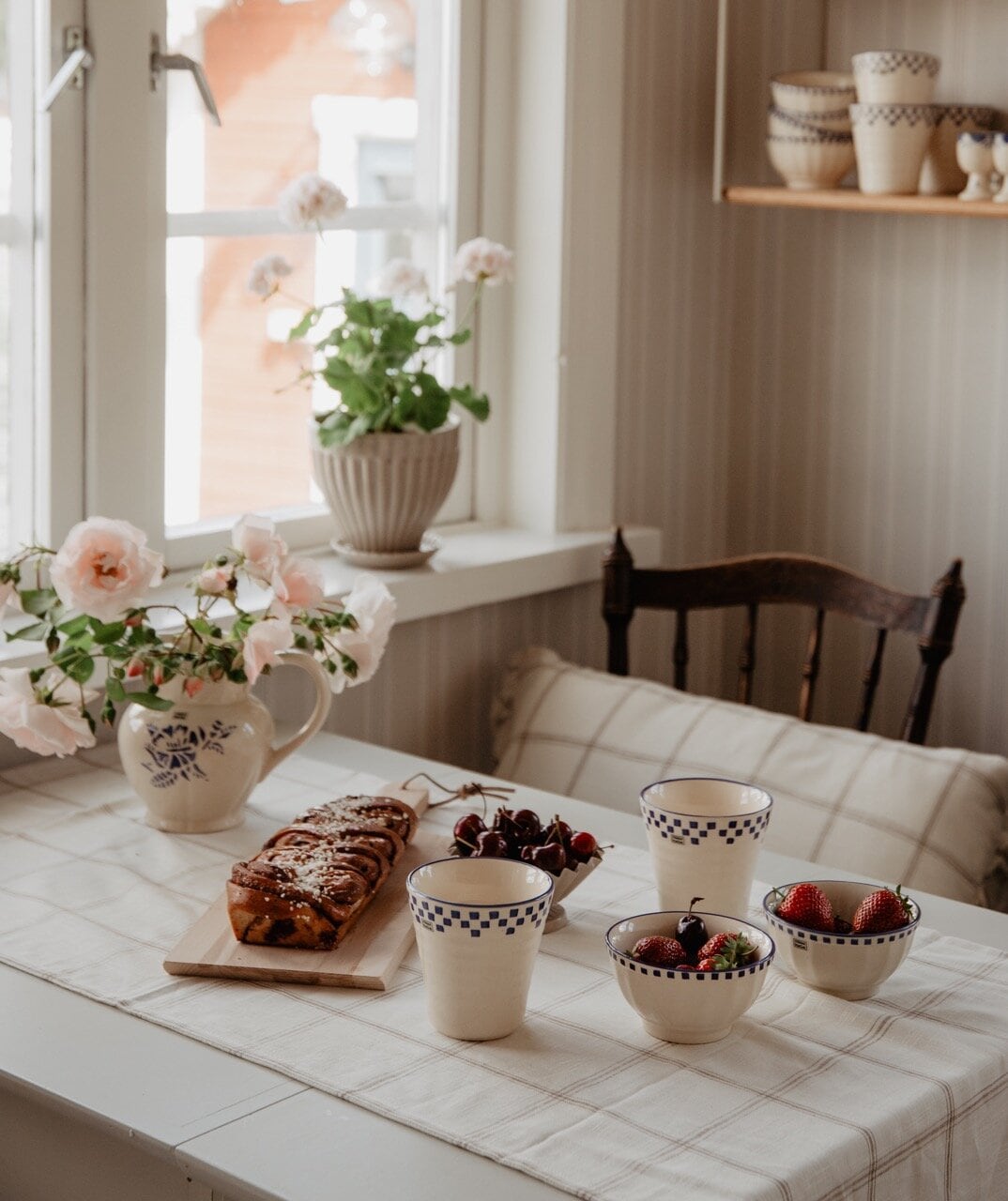 Lattemugg Marion Ruta Blå