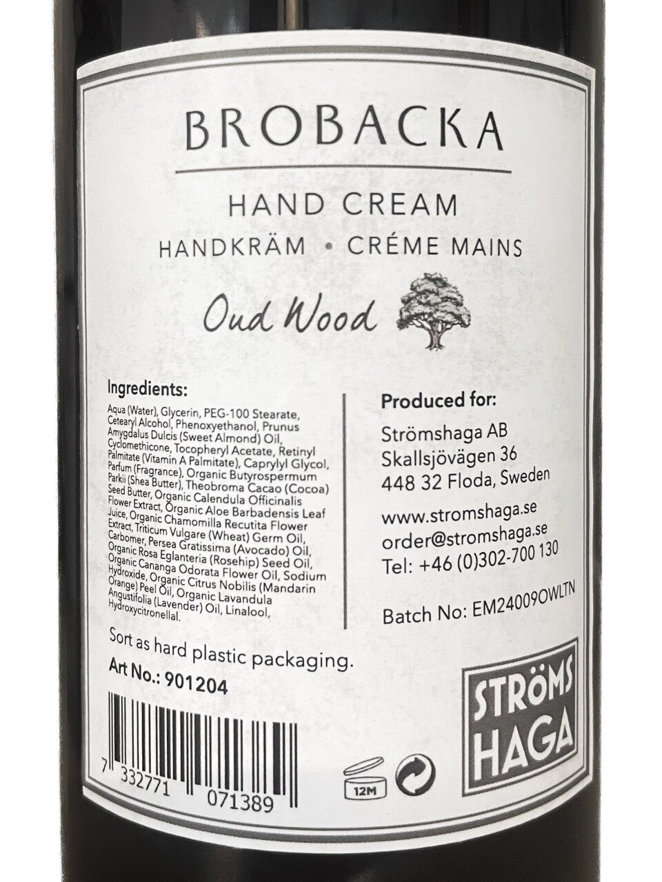 Handkräm Brobacka Oud Wood