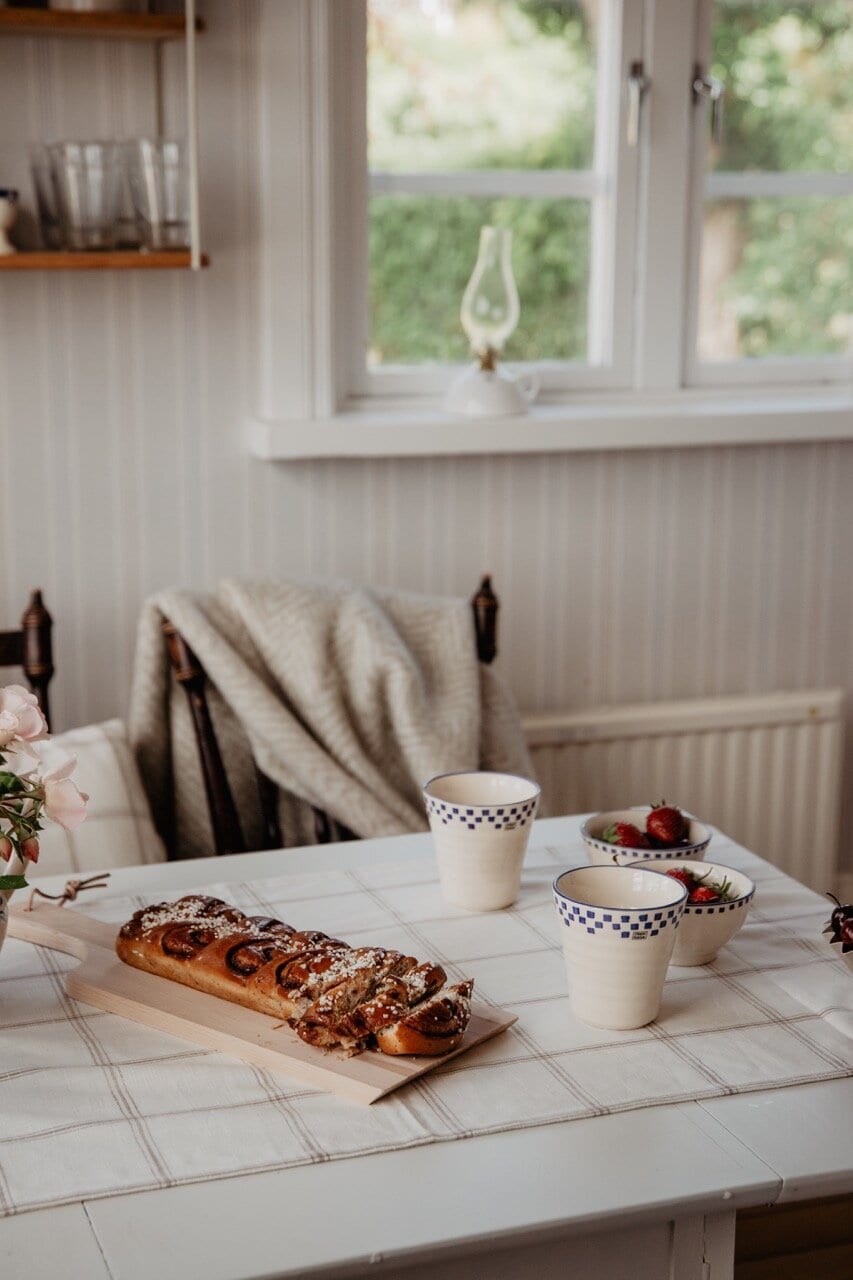 Lattemugg Marion Ruta Blå